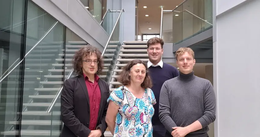 Professor Philip Torr, Professor Ani Calinescu, Co-PI Dr. Christian Schroeder de Witt, and DPhil Student Constantin Venhoff