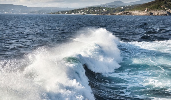 Stock image of coastal waves
