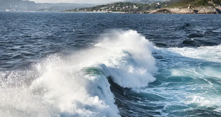 Stock image of coastal waves