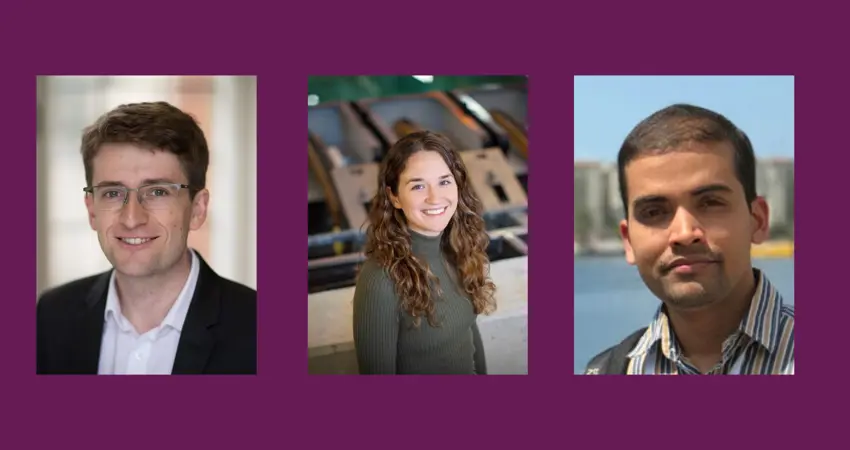 Professor Thomas Morstyn - a white man, Dr Emma Edwards - a white woman, Dr Kawsar Ali - a brown man.