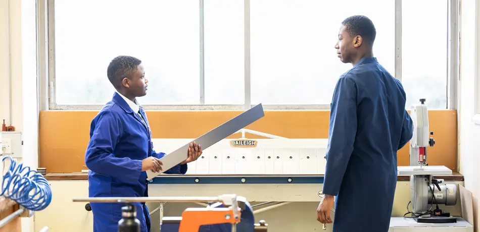 Year 10 students on Uncover Engineering outreach programme in 2024