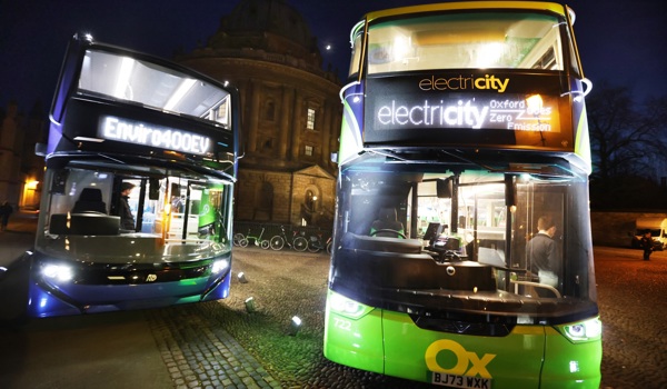 Electric buses reducing air and noise pollution in Oxford, research suggests