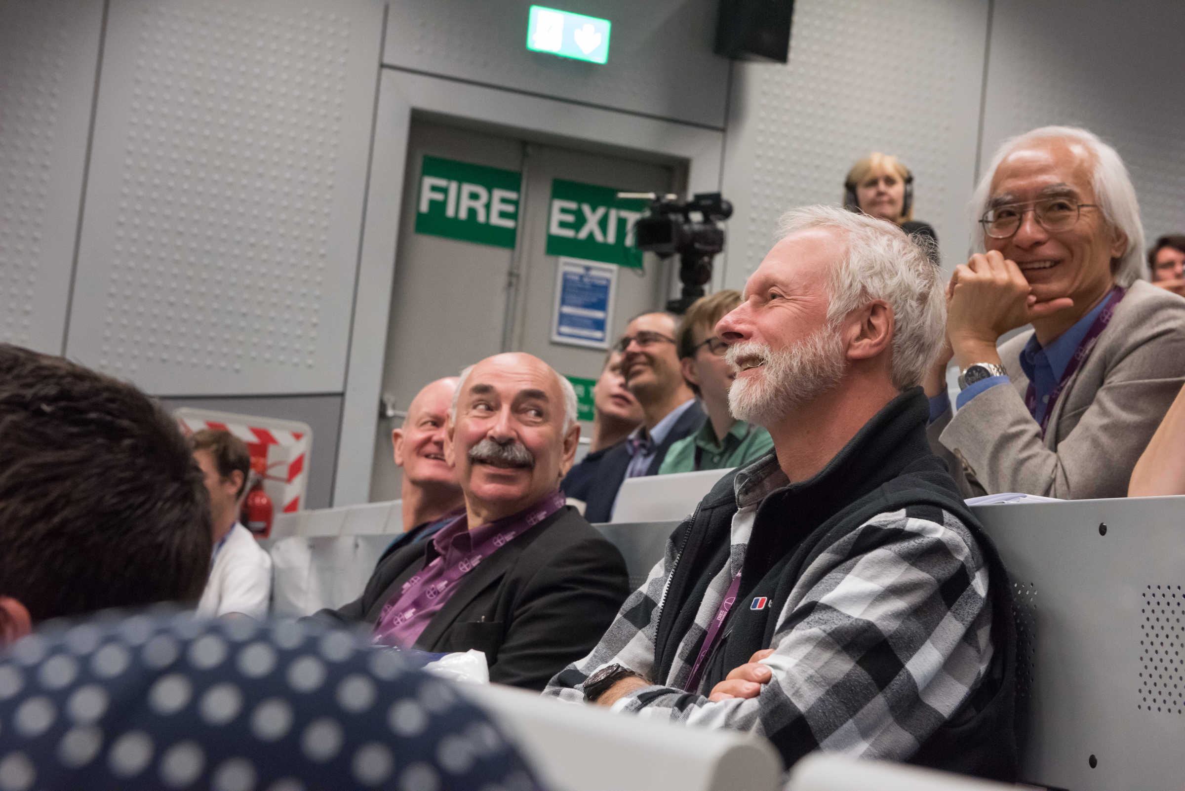Members of the audience sat in the lecture theatre during the lubbock lecture