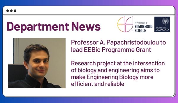 Research project at the intersection of biology and engineering aims to make Engineering Biology more efficient and reliable