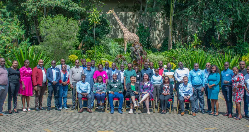 A CCG workshop co-convened with the Council of Governors, held in Sagana, which brought together representatives from over 20 Kenyan counties