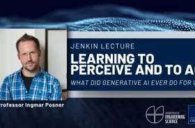 Jenkin lecture, Ingmar Posner, 'What has generative AI ever done for us'?
