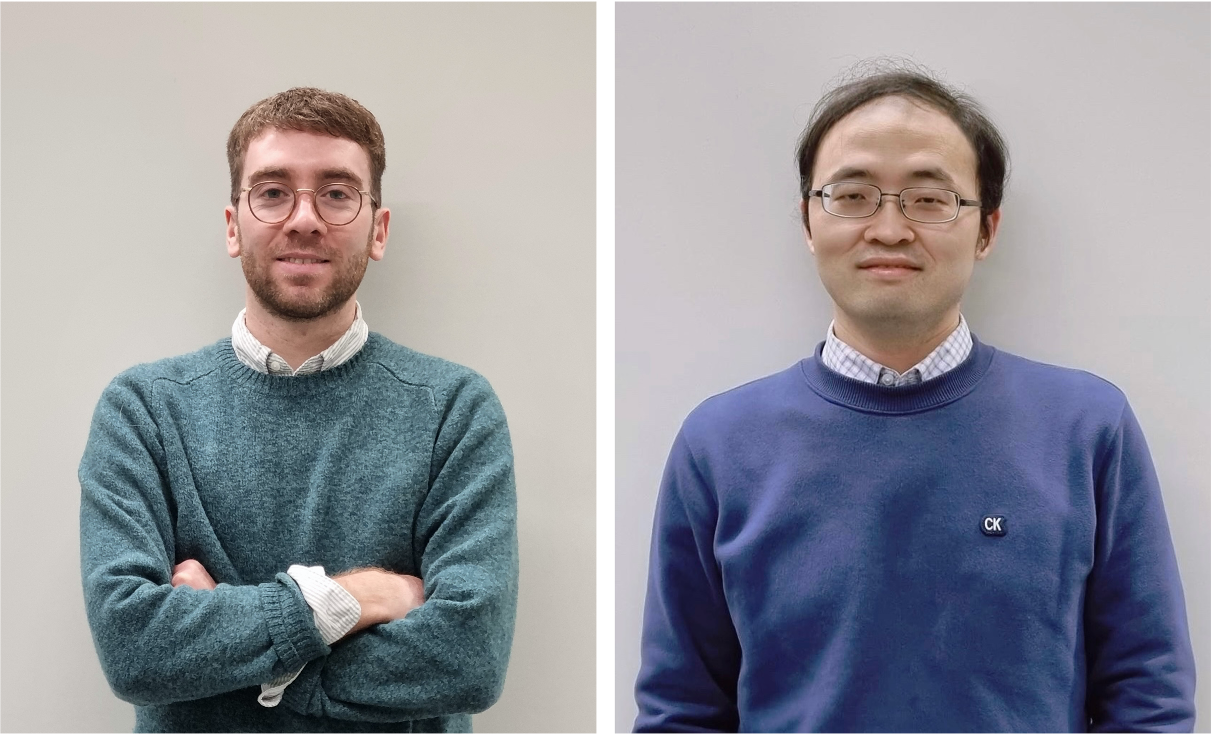 (L-R) Dr Andrew P. Creagh & Dr Lei Lu