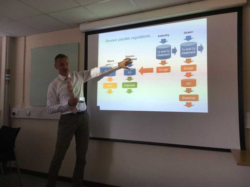 Man presenting at NERC expert meeting 2018