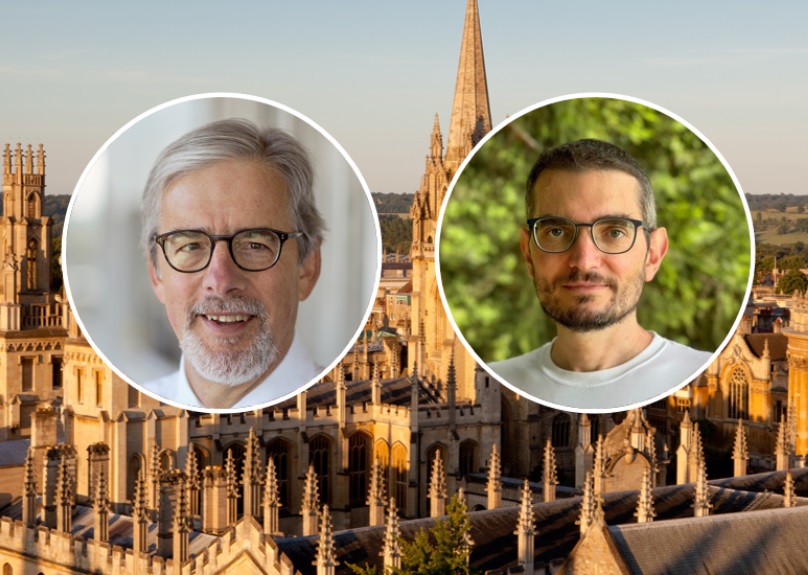 Emeritus Professor Ron Roy and Professor Andrea Vedaldi