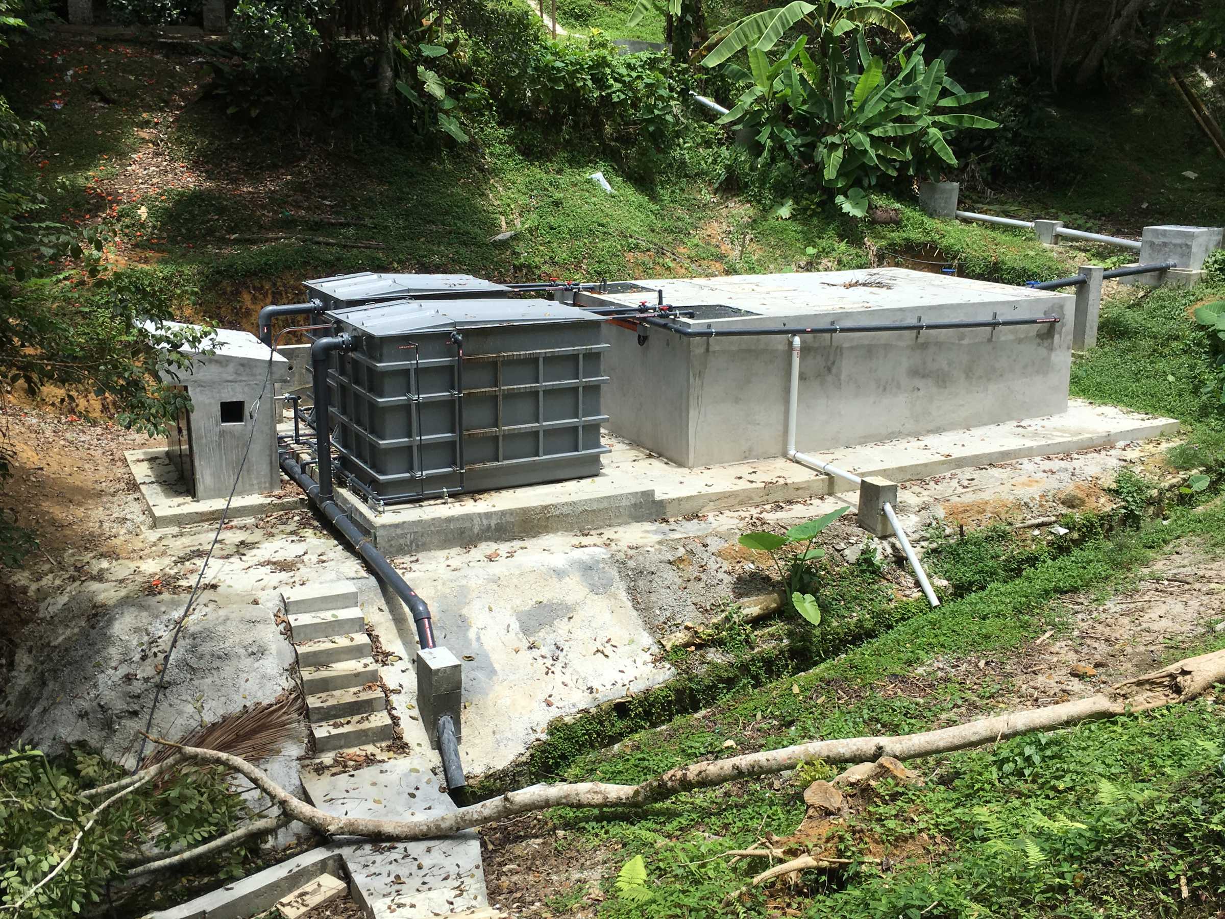 Penang Hill wastewater treatment facility, Malaysia