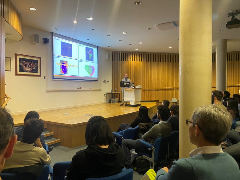 Prof Abhirup Banerjee speaking at Institute of Biomedical Engineering (IBME) Bellhouse BioEngenuity event