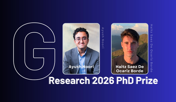 Two Oxford Engineering DPhil students win G-Research 2026 PhD Prize 