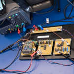 Circuit board with wires