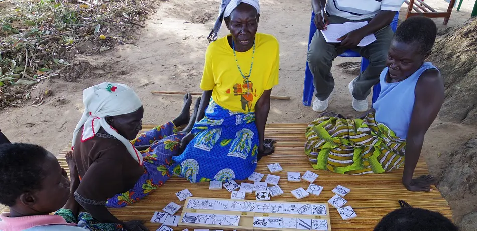 Focus group using perception-based surveying with females in rural Uganda to understand community needs for electrification project.