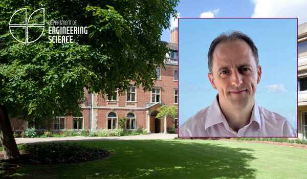 Insert headshot of Professor Thomas Adock over background of St Peter's College Oxford