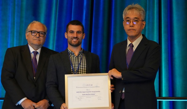 Professor of Engineering Science Emilio Martínez-Pañeda has been awarded the IACM John Argyris Award for Young Scientists, a biannual award given by the International Association for Computational Mechanics (IACM) to recognize ‘outstanding achievements’ in the field of computational mechanics