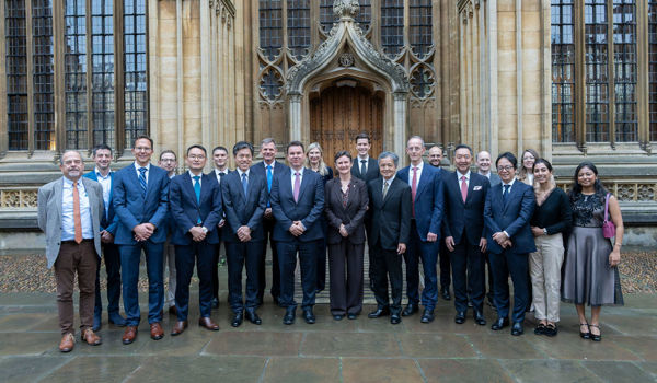 Oxford and Terumo launch six-year partnership event Group photo
