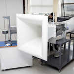 Small wind tunnel in lab