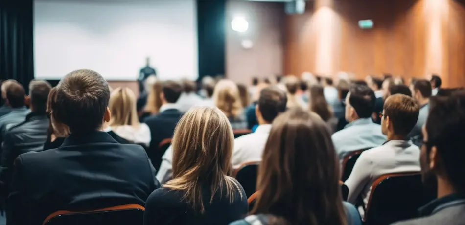 People at a conference