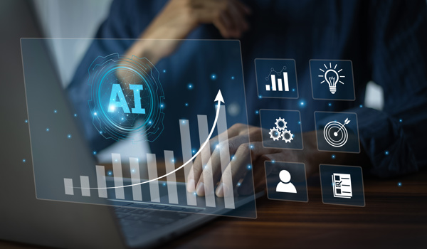 A stock image depicting Sustainable AI