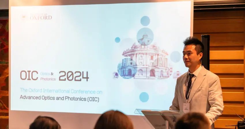 Dr Chao He chairs Oxford International Conference on Advanced Optics and Photonics