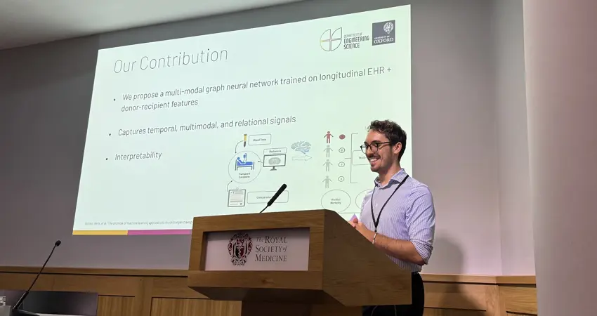 IBME DPhil student Munib Mesinovic wins Royal Society Medicine Student Prize