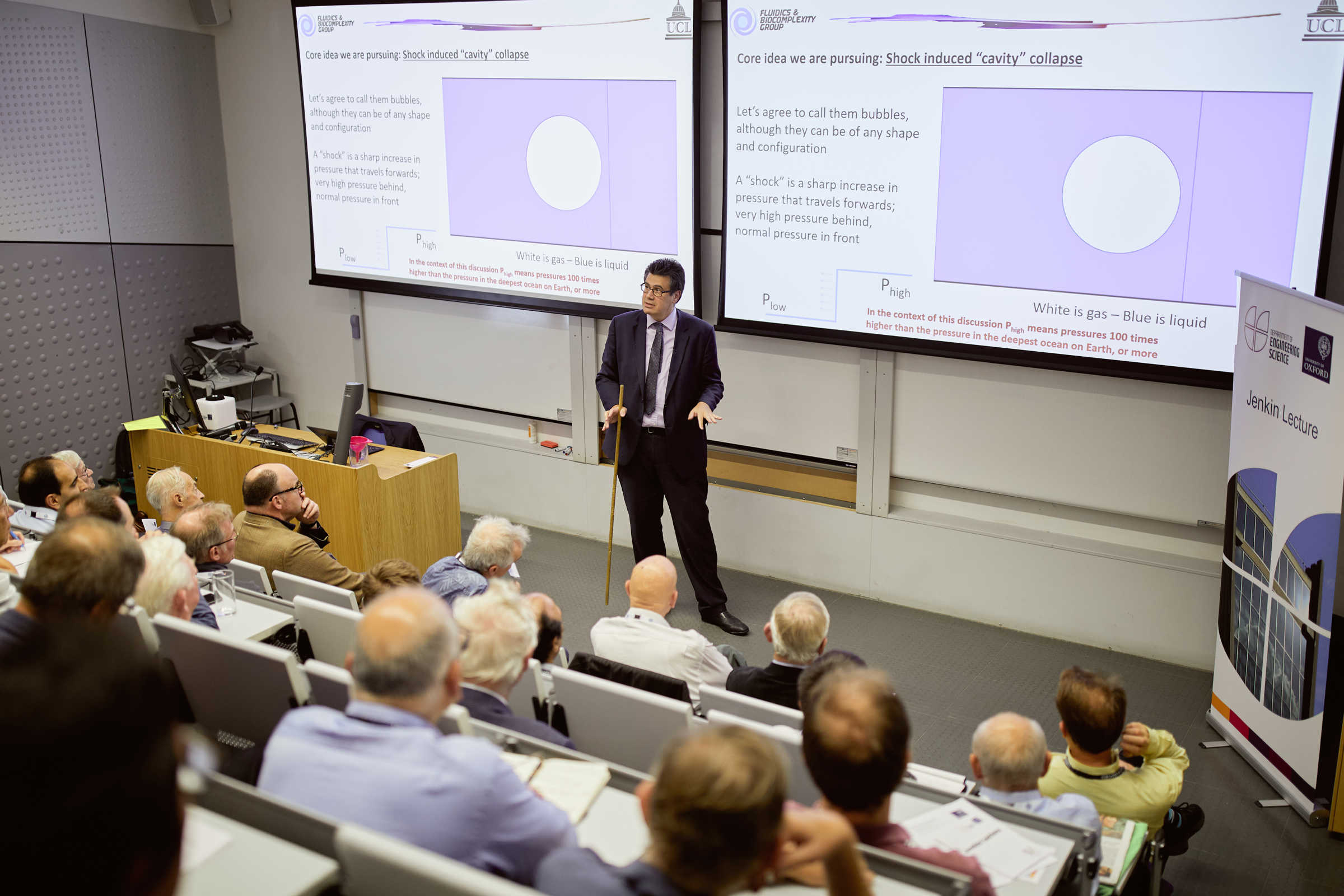 Man lecturing to audience