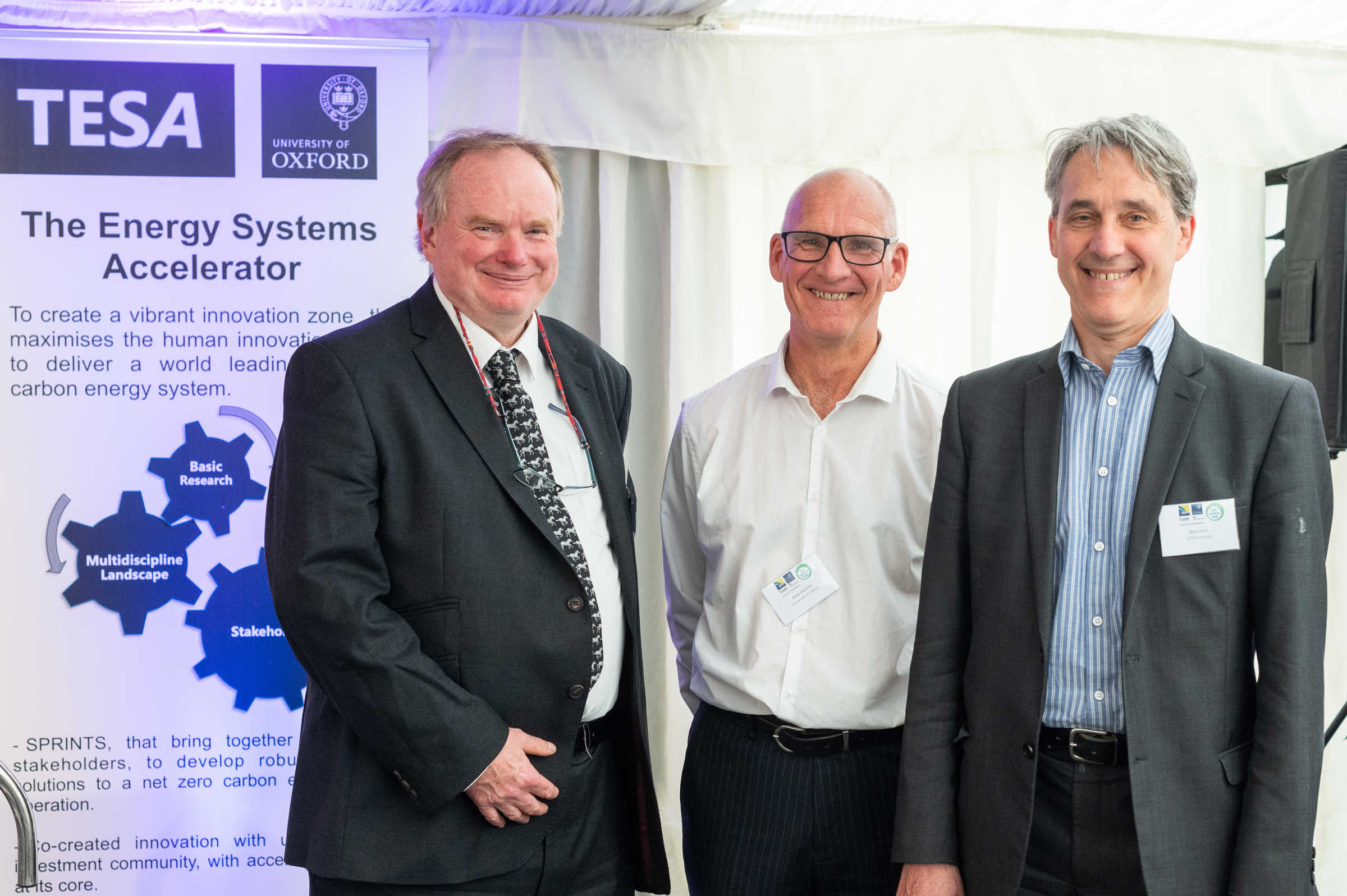 Professor McCulloch (pictured far left) at the launch of the ZERO Institute in 2022