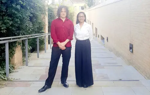 Oishi Deb with Prof Philip Torr
