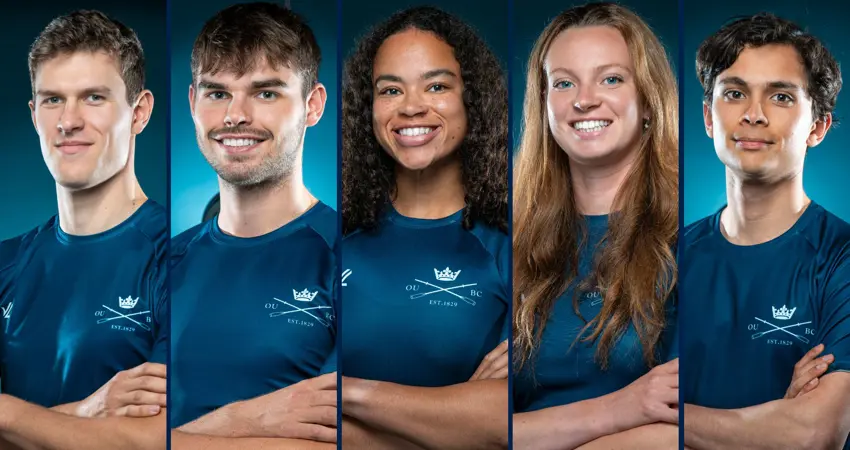 From left to right: DPhil Student - Tassilo von Mueller, MEng Student - Tom Sharrock, DPhil Student - Sierra Sparks, MEng Student - Hattie Cooper, MEng Student - Rahul Marchand.