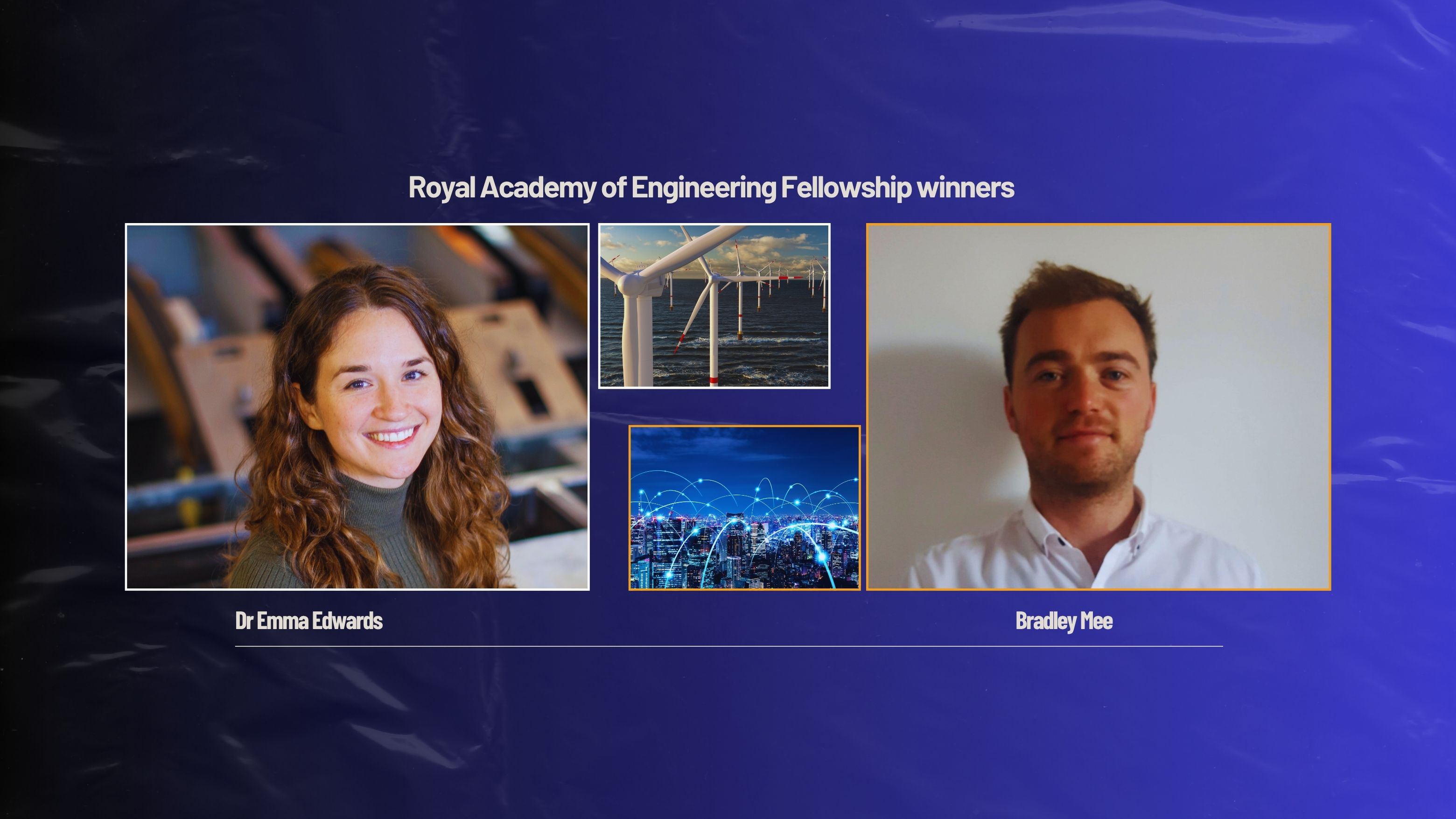 Dr Emma Edwards and Bradley Mee
