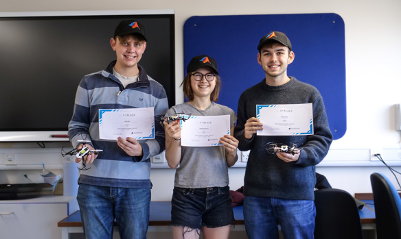 MATLAB Mini-drone competition 3rd place team.