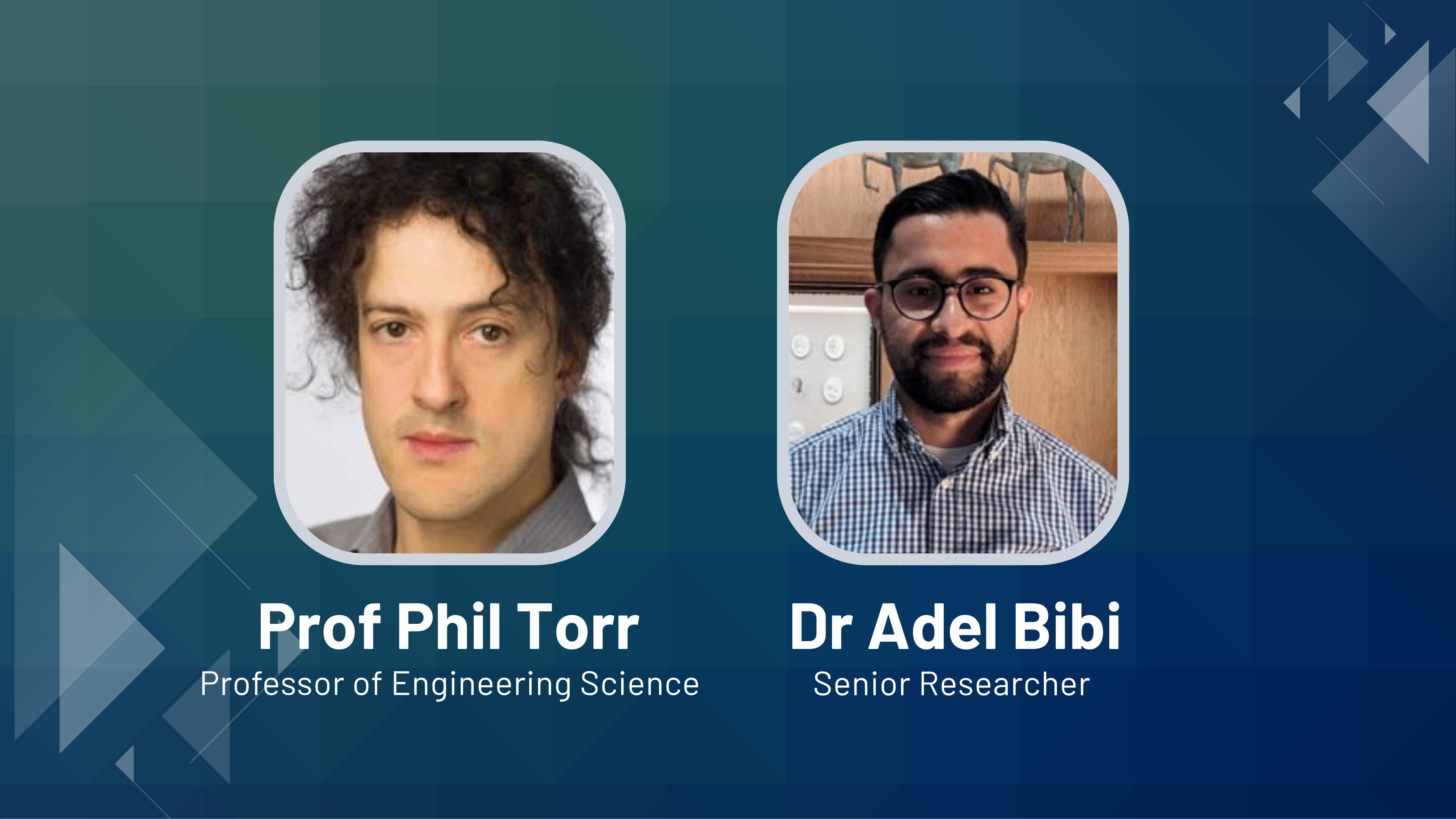 Dr Adel Bibi and Phil Torr images