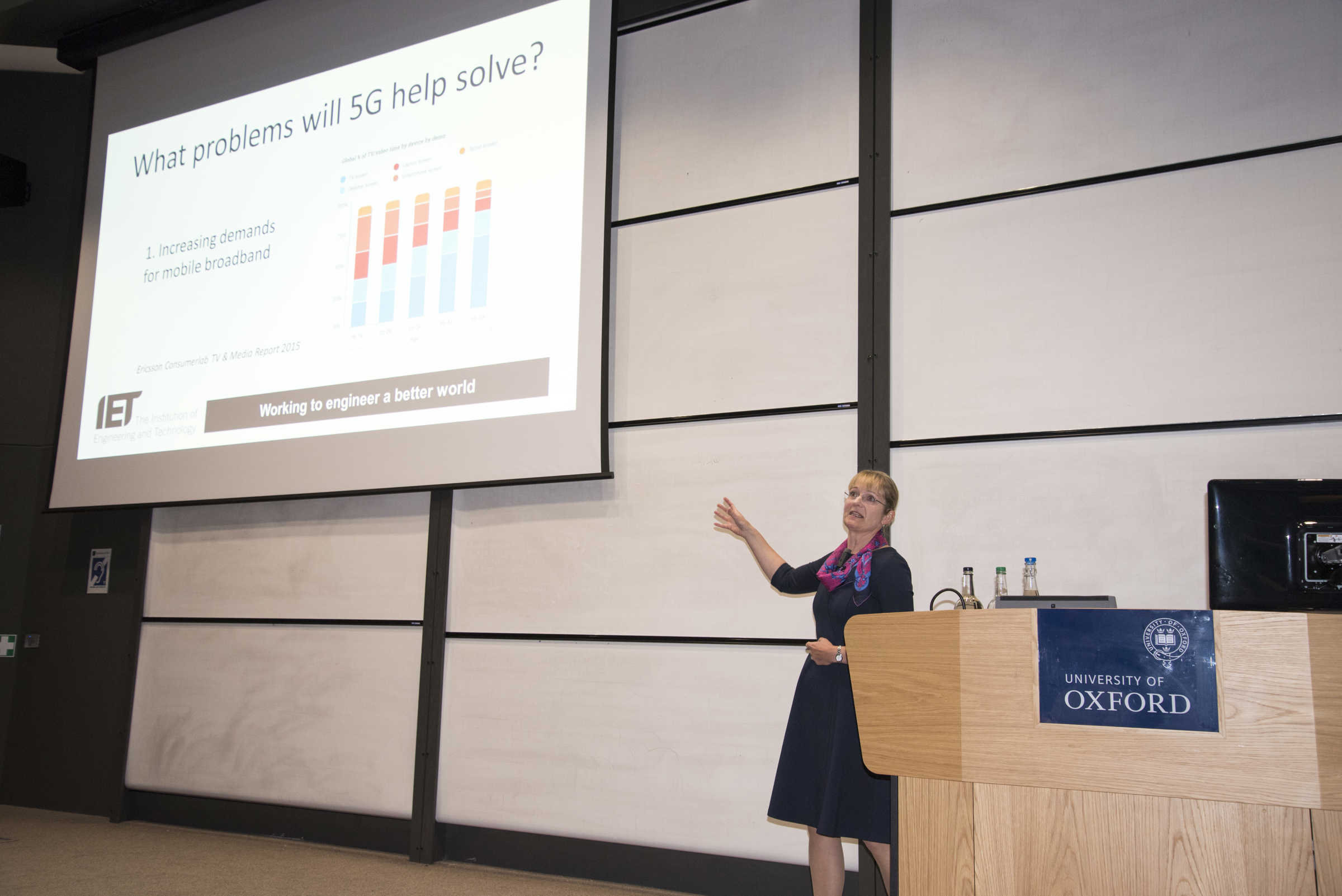 Lubbock Lecture 2017: Naomi Climer "Will future communications technologies lead to cyber wars or a better world?"  