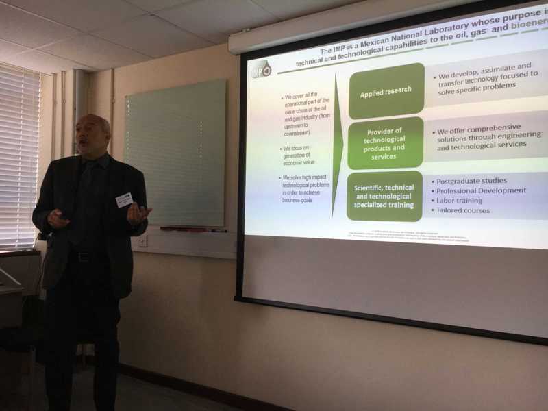 Man presenting at NERC expert meeting 2018