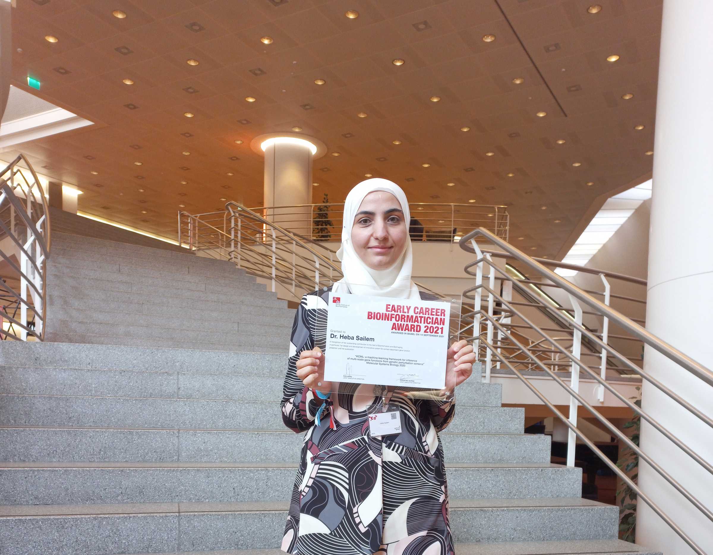 Dr Heba Sailem wins international award for work on gene functions