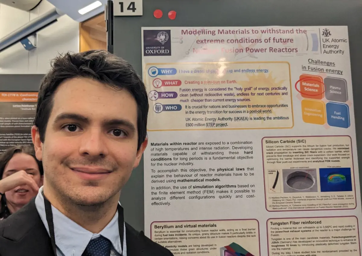 Álvaro Martinez Pechero a Ph.D. student of the Engineering Department and St Cross College