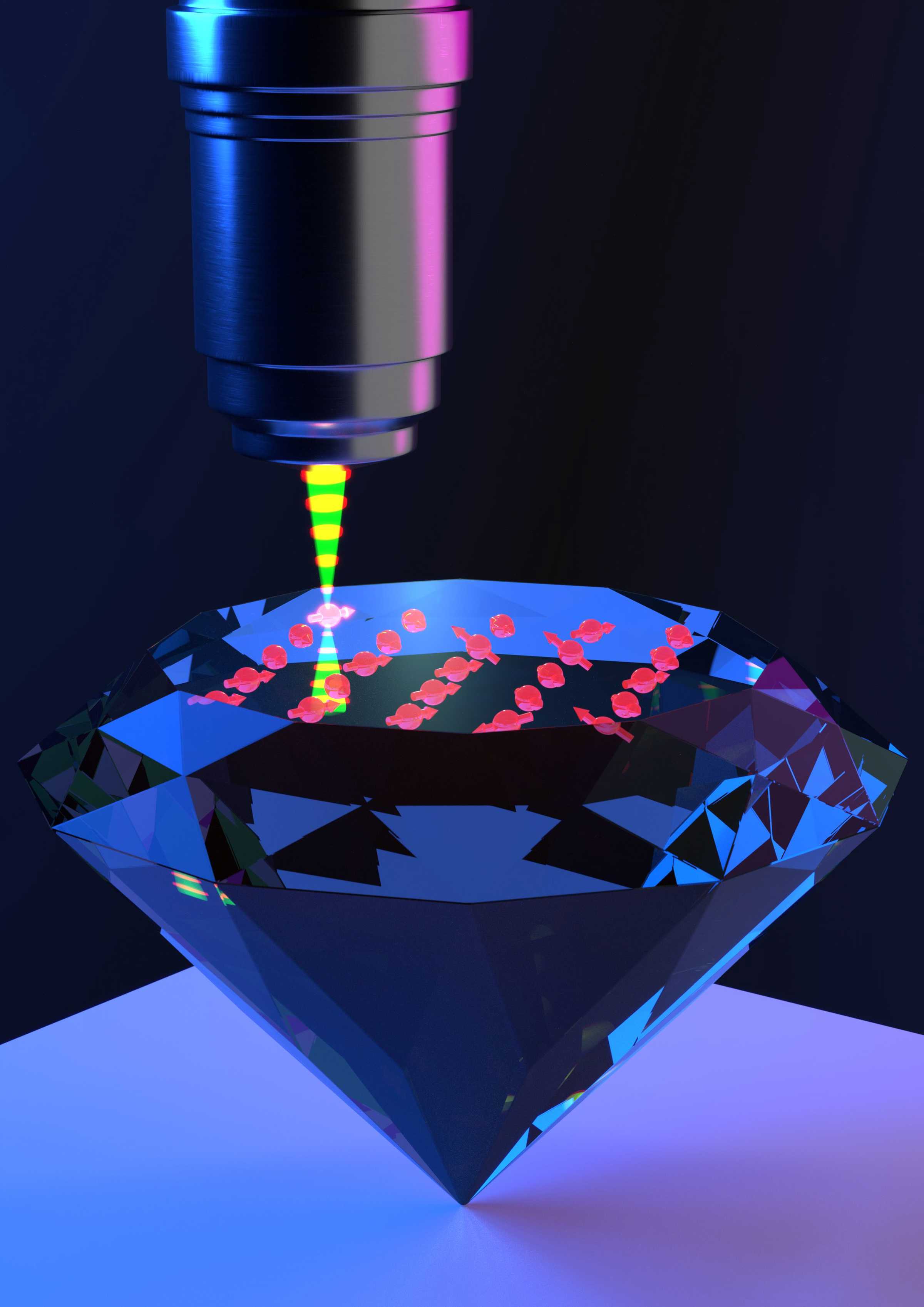 Using laser writing with fluorescence feedback for scalable fabrication of defects in diamonds