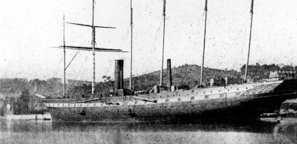 Old large boat