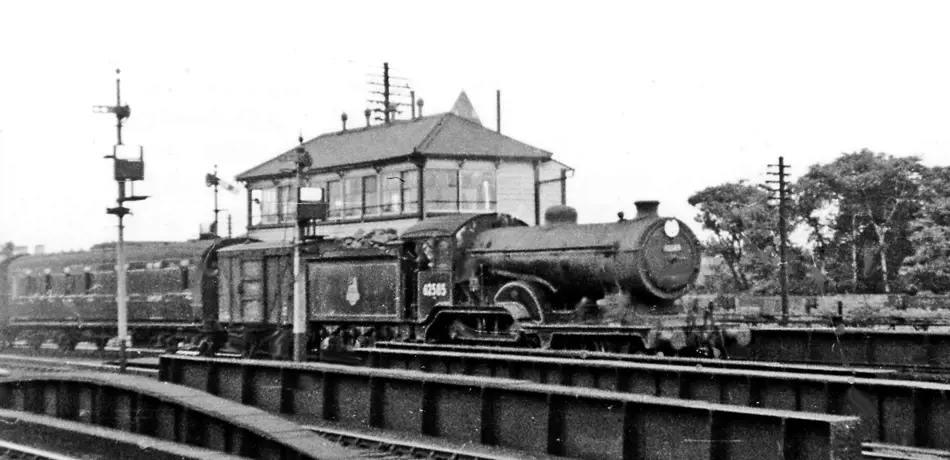 Old train station and tracks