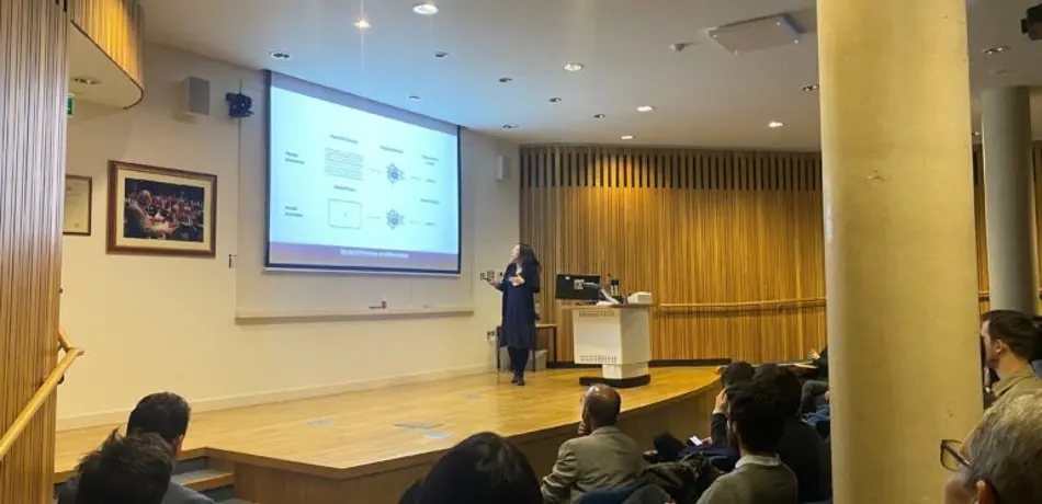 Prof Tingting Zhu at Institute of Biomedical Engineering (IBME) Bellhouse BioEngenuity event